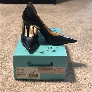 Jessica Simpson Black Stilettos